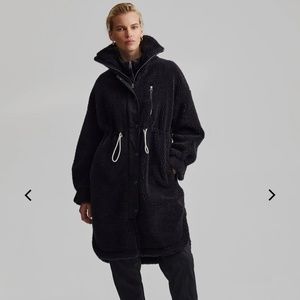 NWT Varley Jones Coat Black Size S